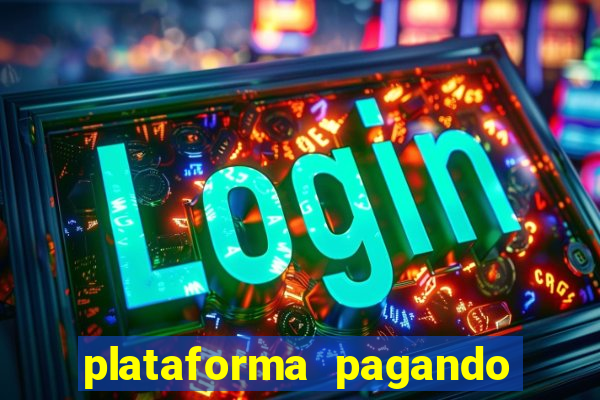 plataforma pagando no cadastro